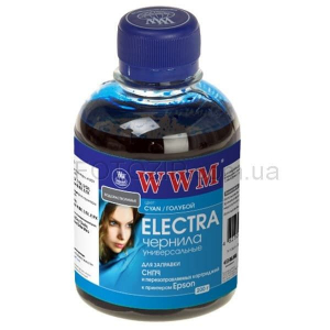 Чорнила wwm Epson, Brother ELECTRA (Cyan) EU/C, 200г