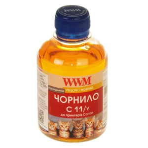 Чорнила wwm Canon CL511, 513, CLI521Y, CLI426Y (Yellow) C11/Y, 200 г