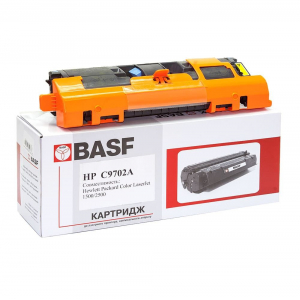 Картридж для HP сумісний C9702A Yellow, BASF-KT-C9702A