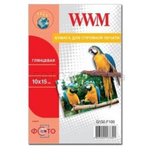 Фотопапір WWM, глянцевий 180g, m2, 100х150 мм, 50л (G180.F50)