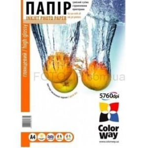 Фотопапір Colorway глянцевий 230г/м, A4 PG230-50  Карт.упаковка