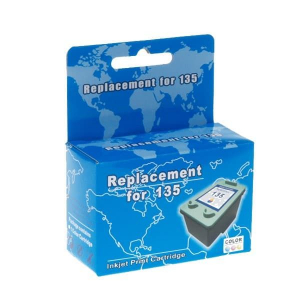 Картридж струменевий MicroJet для HP DJ 5743/6543 аналог HP 135 Color (HC-F34)