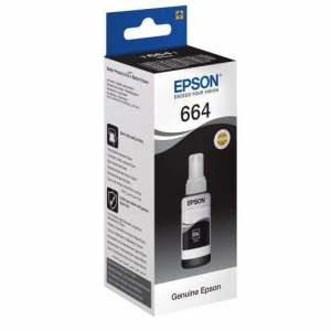 Чорнила EPSON 664, BLACK (C13T66414A) оригінал