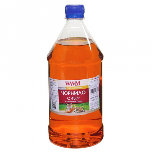 Чорнило WWM C45 для Canon, 1000г, Yellow Водорозчинні (C45/Y-4)