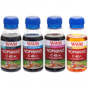 Чорнила для Canon PG-46, CL-56, PG-440, CL-441, PG-445, CL-446, PG-84, CL-94 WWM (4 х 100г) C45SET-4