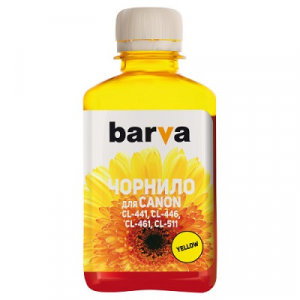 Чорнила BARVA для Canon 180 мл yellow (C461-734)
