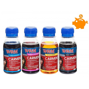 Комплект чорнил WWM CARMEN для Canon (4 х 100г) B/C/M/Y (CARMEN.SET-2)