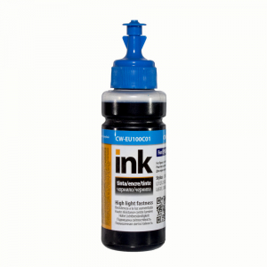 Чорнила Colorway CW-EU100 світлостійкі для Epson L, 100мл Cyan (CW-EU100C01)