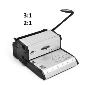 Біндер на металеву пружину D&A Bind Ibind X6, крок 3:1, 2:1