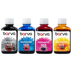 Чорнила Barva для Epson L аналог 103 (4 шт х 100мл) E103-180-MP E103-180-MP купити в Україні | FOTOZIP