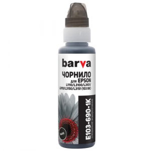 Чорнила Barva E103 black, 100мл для Epson, OneKey (E103-690-1K)
