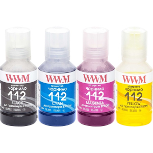 Сумісні пігментні чорнила Epson 112 WWM комплект (4х140г) E112SET4P наявність в Україні | FOTOZIP