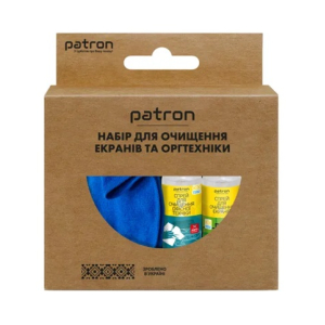Набір для очищення універсальний 4в1 (2 Спреї по 50 мл та 2 Серветки) Patron F3-019 F3-019 | FOTOZIP