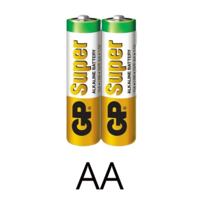 Батарейки GP Super Alkaline LR06 AA, 2 штуки GP15AEBC-2S2 купити в Україні | FOTOZIP