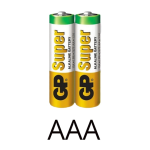 Батарейки GP Super Alkaline LR03 AAA, 2 штуки GP24AEBC-2S2 наявність в Україні | FOTOZIP