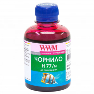 Чорнила wwm  HP C8719, С8721, С5016 (Magenta) H77/M, 200г
