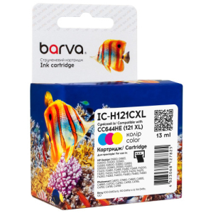Картридж сумісний HP 121XL (CC643HE, CC644HE) color Barva (IC-H121CXL) IC-H121CXL замовити в Україні | FOTOZIP