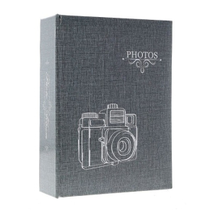 Фотоальбом 10х15 на 100 фото, MM46100 CAMERA gray MM46100-camera-gray купити в Україні | FOTOZIP