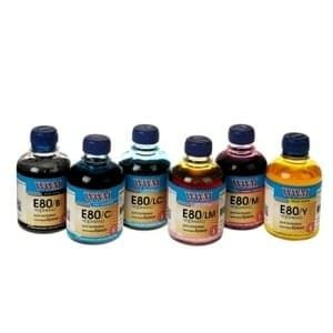 Комплект чорнил WWM E80 для Epson L800, L805, L810, L850, L1800, 6х200г