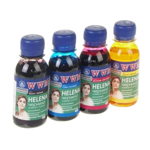 Чорнила wwm (4*100 г) HP HELENA B, C, M, Y SET.4-2