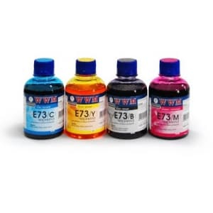 Комплект чорнил WWM E73 до Epson, 4 х 200г B/C/M/Y