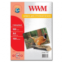 Фотопапір WWM, глянцевий 180g, m2, A4, 100л (G180.100)