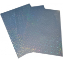 Самоклеюча плівка PET водостійка STARRY Holografic А4, 80мкм, струм, друк, 20 арк, Galaxy A4S.FILM20-Starry | FOTOZIP