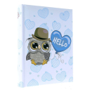 Фотоальбом 10х15 на 200 фото, Gedeon HELLO OWL BLUE