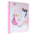 Фотоальбом 10х15 на 200 фото, Gedeon B46200S STORK LOVE PINK