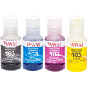 Комплект чорнил WWM 103 для Epson L1110, L3100, L3101, L3110, L3150, L3151 140г х 4 (E103SET4)