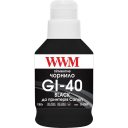 Чорнила WWM GI-40 для Canon 190г, Black Пігментні (G40BP)