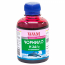 Чорнила WWM H34 для картриджів HP, 200г Magenta водорозчинні (H34/M)