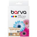 Суперглянцевий фотопапір 10x15, 255г/м2, 50 л, BARVA Profi (IP-R255-264)