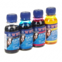 Комплект чорнил wwm Epson,  Brother ELECTRA В, C, M, Y SET.4-2,  (4*100 г)