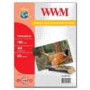 Фотопапір WWM, глянцевий 180g, m2, A4, 50л (G180.50)