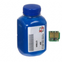 Тонер + чіп HP CLJ CP1025 Cyan (АНК, 1500124)