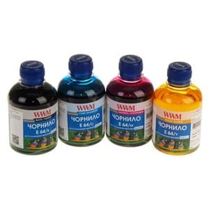 Комплект водорозчинних чорнил WWM E64 для Epson L, 4 х 200г